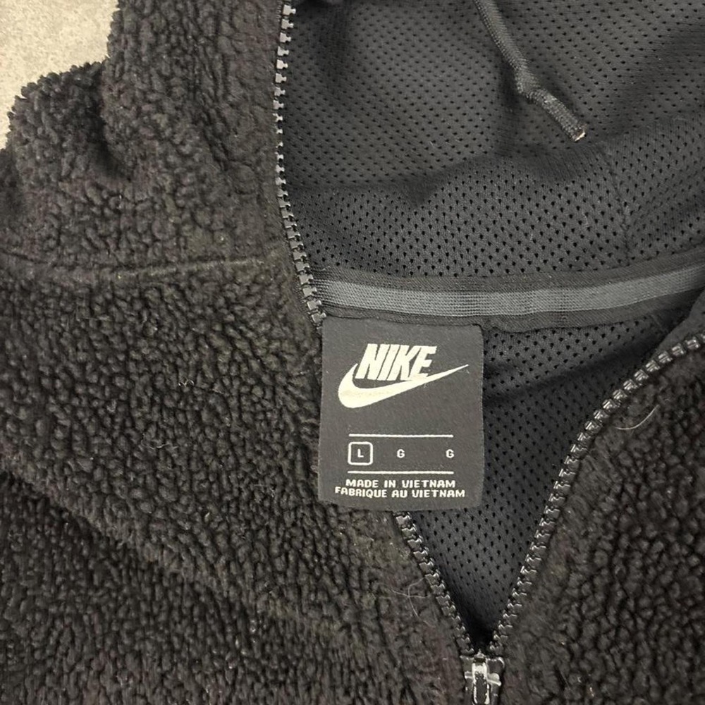 Black Nike Tech Fleece Zip Up Jacket Size large - Picture 5 of 6